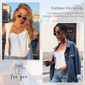 Elegant White Brocade Crop Top